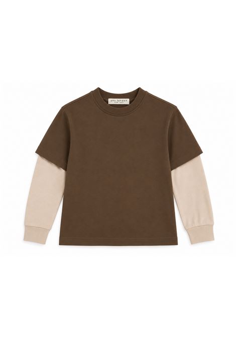 T-shirt con doppia manica